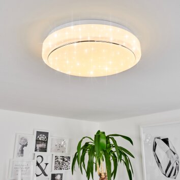 Nepes Plafoniera LED Bianco, 1-Luce