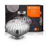 Ledvance 1906 Carved Plafoniera Nero, 1-Luce