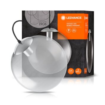 Ledvance 1906 Bubble Lampadario a sospensione Nero, 1-Luce