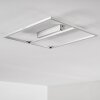 Rauma Plafoniera LED Nichel opaco, 1-Luce