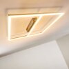 Rauma Plafoniera LED Nichel opaco, 1-Luce