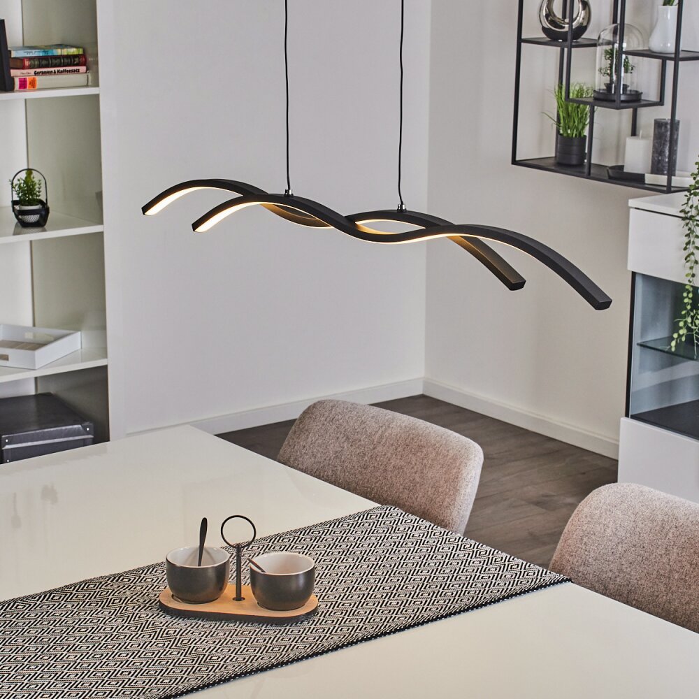 Eaglesham Lampada a Sospensione LED Nero, 1-Luce main product photo