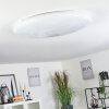 Mixta Plafoniera LED Bianco, 1-Luce, Telecomando, Cambia colore