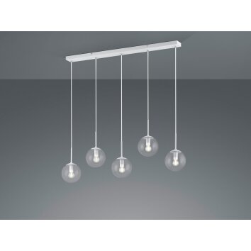 Trio Balini Lampada a Sospensione LED Bianco, 5-Luci