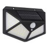 Globo lampade da parete solare LED Nero, Trasparente, chiaro, 100-Luci, Sensori di movimento