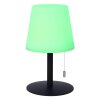 Lucide RIO Lampada da tavolo LED Nero, 1-Luce, Cambia colore