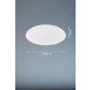 Fischer & Honsel Mona Plafoniera LED Bianco, 1-Luce