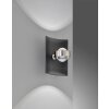 Fischer & Honsel Bondy Applique LED Nero, 1-Luce, Cambia colore