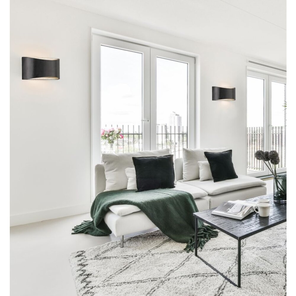 Fischer & Honsel Arles Applique LED Nero, 2-Luci main product photo