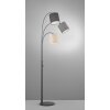 Fischer & Honsel Shade Lampada da terra Nero, 3-Luci