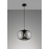 Fischer & Honsel Ink Lampada a Sospensione Nero, 1-Luce