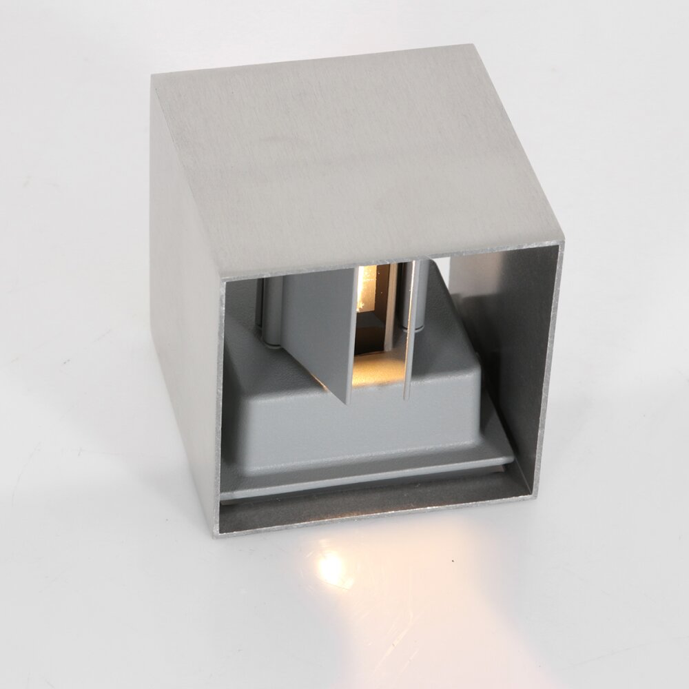 Steinhauer Muro Applique da esterno LED Acciaio inox, 2-Luci