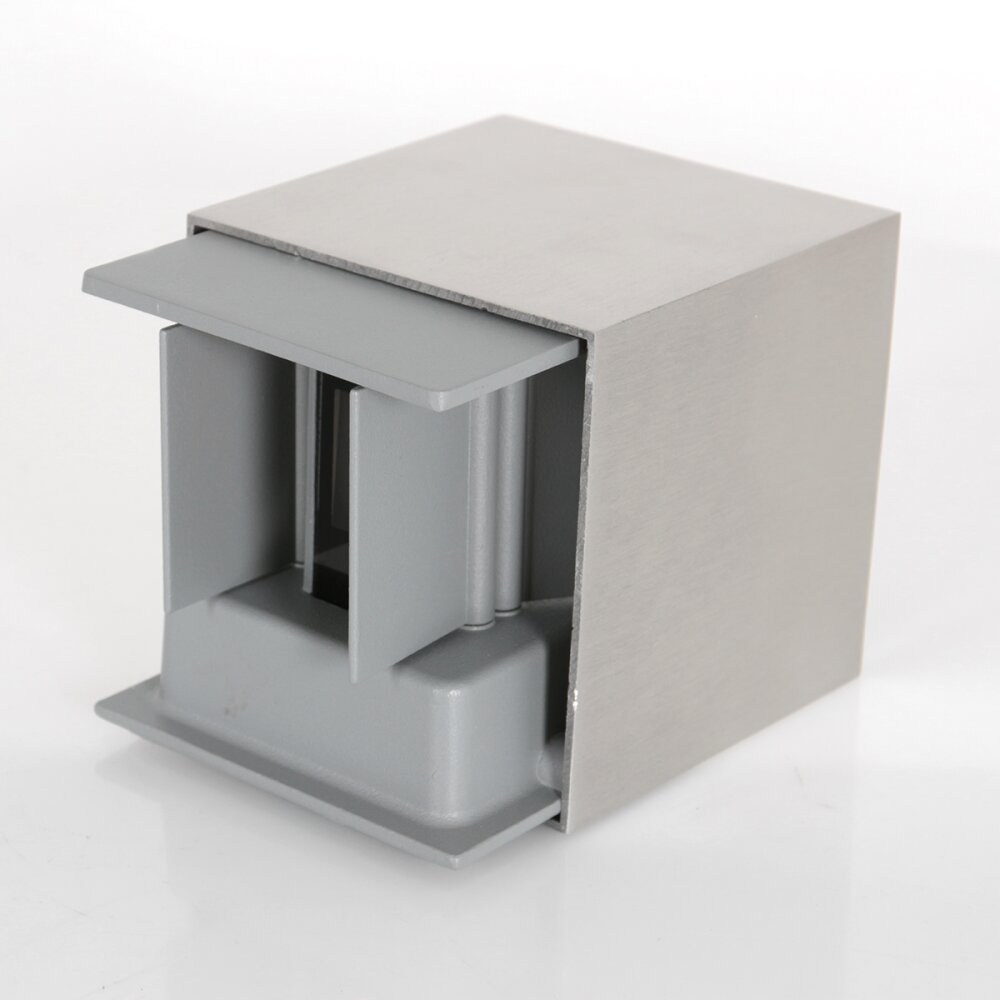 Steinhauer Muro Applique da esterno LED Acciaio inox, 2-Luci
