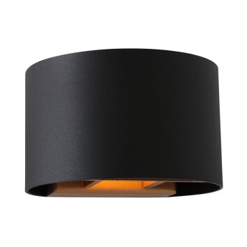 Steinhauer Muro Applique LED Nero, 1-Luce