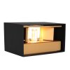 Steinhauer Muro Applique LED Nero, 1-Luce