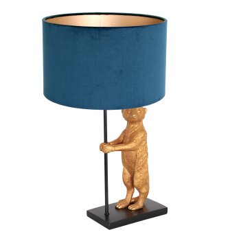 Steinhauer Animaux Lampada da tavolo Oro, Nero, 1-Luce