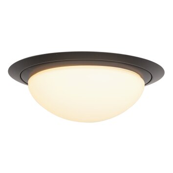 Steinhauer Ikaro Plafoniera LED Nero, 1-Luce