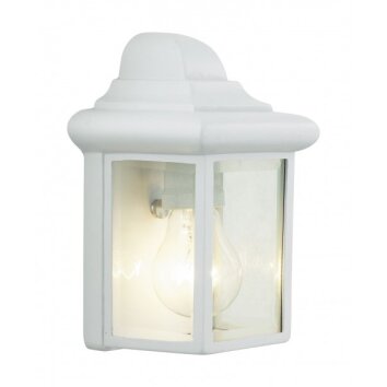 Brilliant Newport Applique da esterno Bianco, 1-Luce