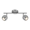 Nordlux CHICAGO Plafoniera Acciaio inox, 2-Luci