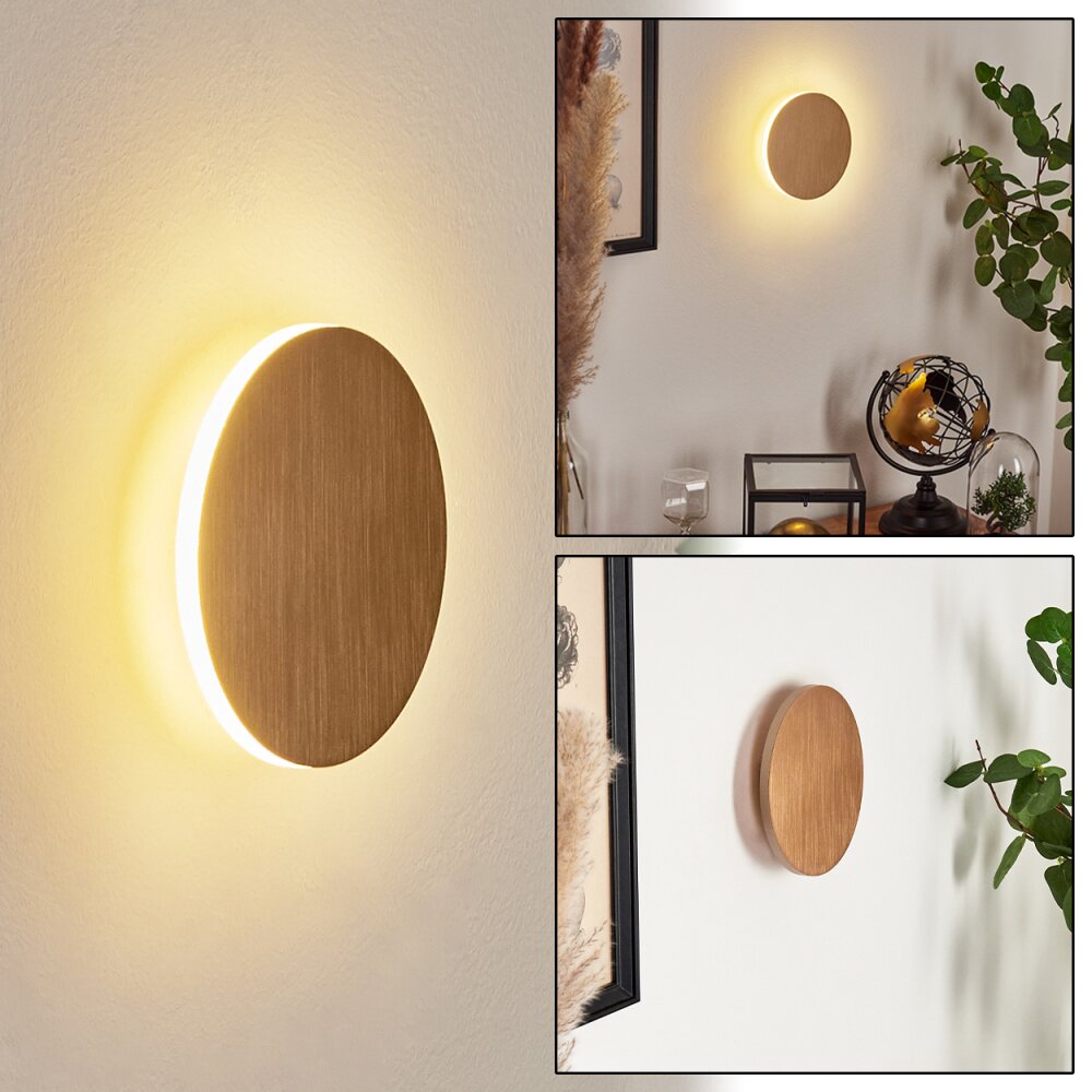 Comallo Applique LED Oro, Ottone, 1-Luce main product photo