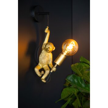 Lucide EXTRAVAGANZA CHIMP Applique Nero, 1-Luce