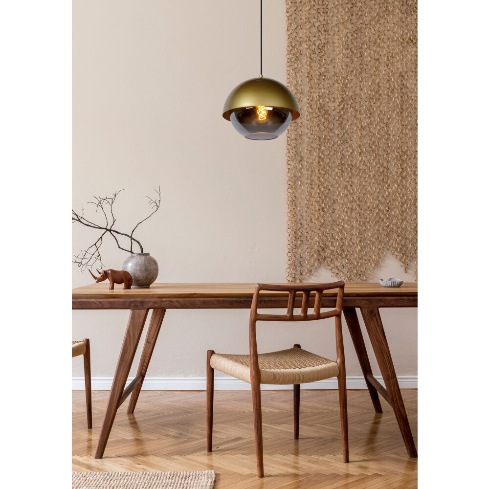 Lucide COOPER Lampada a Sospensione Oro, Ottone, 1-Luce main product photo