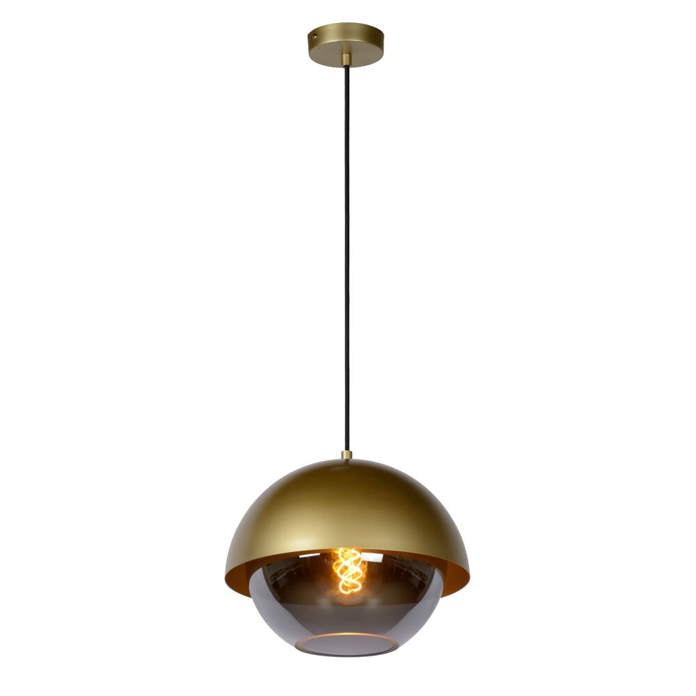 Lucide COOPER Lampada a Sospensione Oro, Ottone, 1-Luce