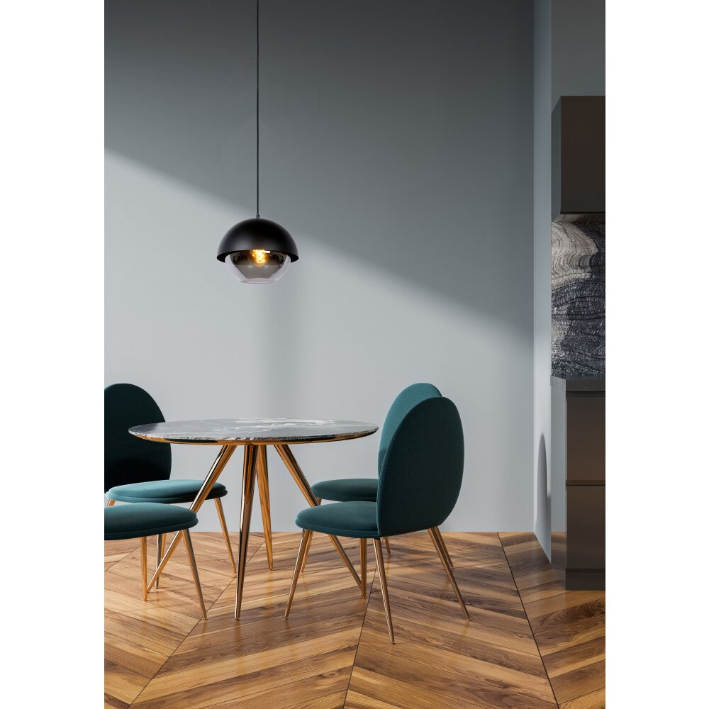 Lucide COOPER Lampada a Sospensione Nero, 1-Luce main product photo