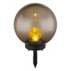 Globo Lampada solare LED Nero, 1-Luce