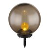 Globo Lampada solare LED Nero, 1-Luce