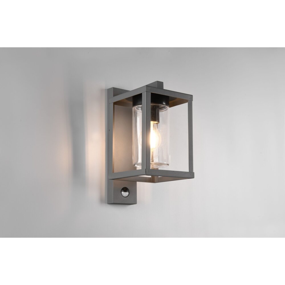 Trio Lunga Applique da esterno Antracite, 1-Luce, Sensori di movimento main product photo