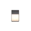 Trio Mersey Applique da esterno Antracite, 2-Luci