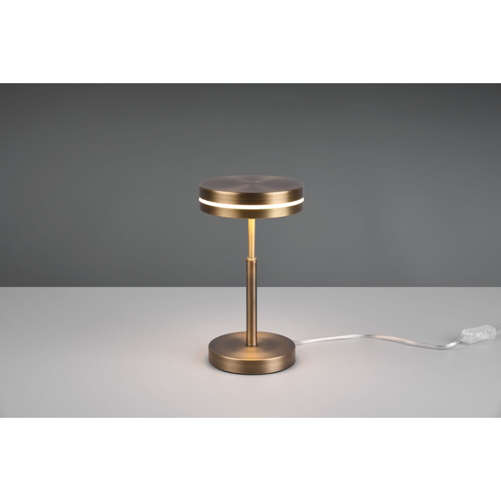 Trio Franklin Lampada da tavolo LED Ottone antico, 1-Luce main product photo