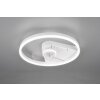 Reality Borgholm ventilatore da soffitto LED Bianco, 1-Luce, Telecomando