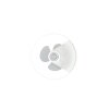 Reality Borgholm ventilatore da soffitto LED Bianco, 1-Luce, Telecomando