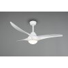 Reality Alesund ventilatore da soffitto LED Bianco, 1-Luce, Telecomando