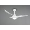 Reality Alesund ventilatore da soffitto LED Bianco, 1-Luce, Telecomando
