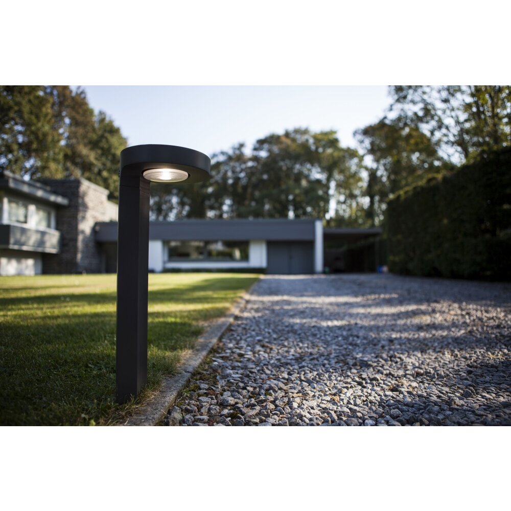 Lutec DISO Lampioncino Segnapasso LED Antracite, 1-Luce main product photo
