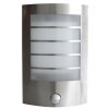 Lutec SLIM Applique LED Acciaio inox, 1-Luce, Sensori di movimento