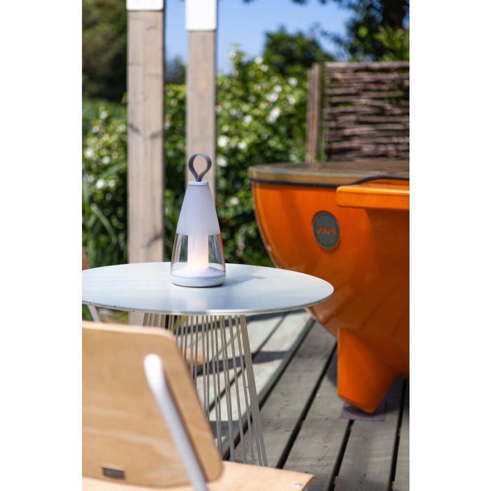 Lutec PEPPER Lampada da tavolo LED Bianco, 1-Luce, Cambia colore