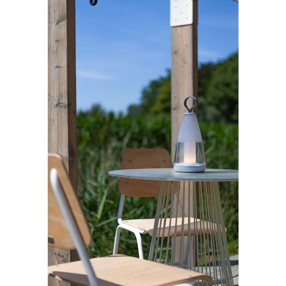 Lutec PEPPER Lampada da tavolo LED Bianco, 1-Luce, Cambia colore