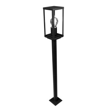 Lutec KARO Lampioncino Segnapasso Nero, 1-Luce