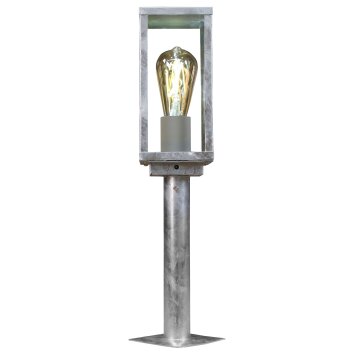 Lutec KARO Lampioncino Segnapasso Zincato, 1-Luce