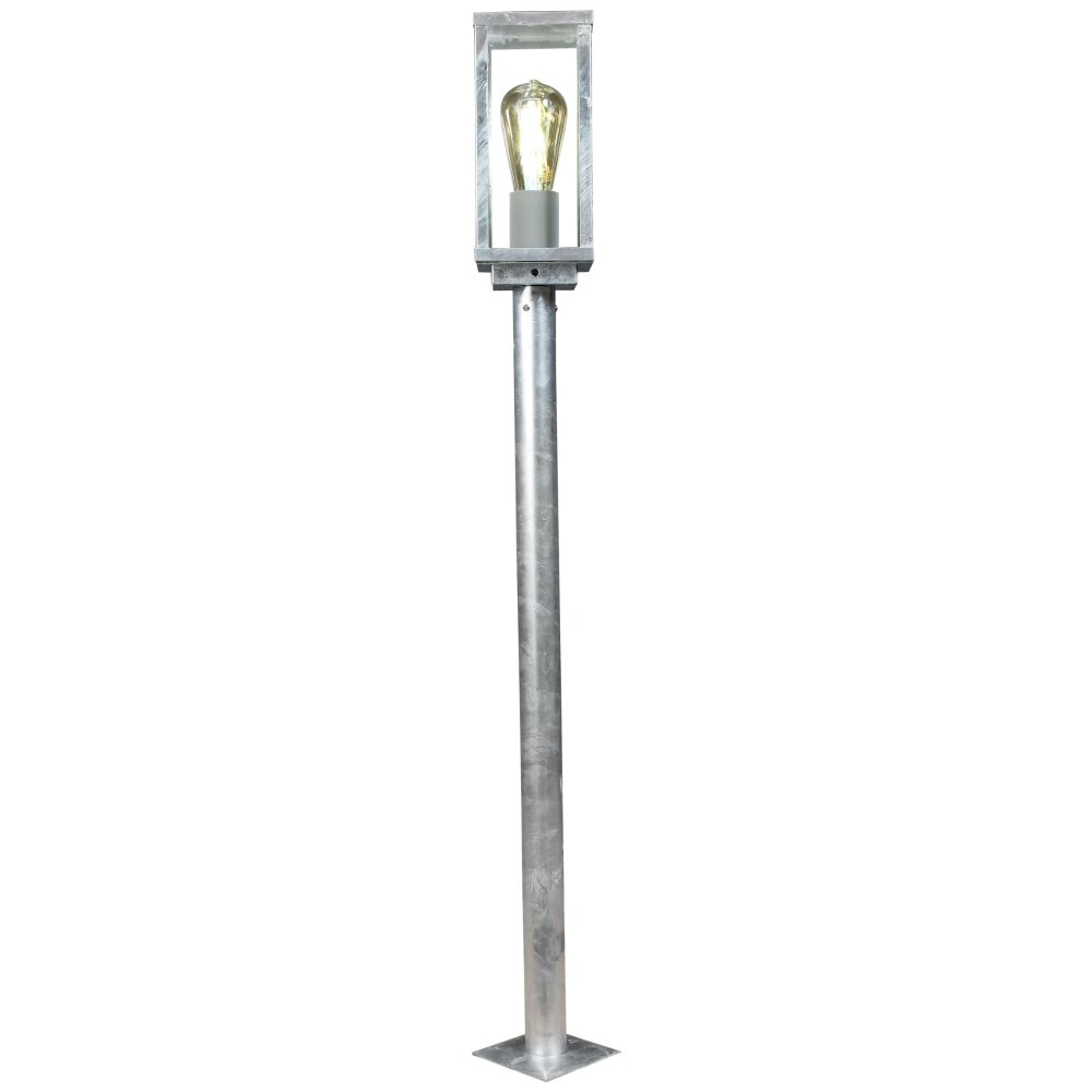 Lutec KARO Lampioncino Segnapasso Zincato, 1-Luce main product photo