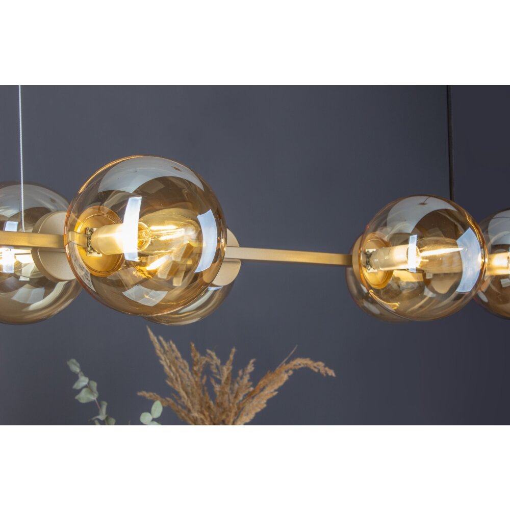 Lampada da soffitto dorata con design LED di tendenza - Skavi