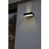 Lutec FADI Applique da esterno LED Nero, 1-Luce, Sensori di movimento