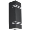 Lutec STRIPES Applique da esterno LED Nero, 2-Luci