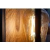 Lutec FLAIR Applique da esterno Aspetto del legno, Nero, 1-Luce