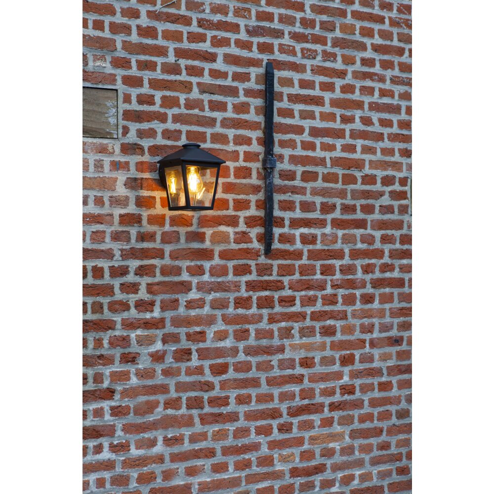 Lutec ZAGO Applique da esterno Nero, 1-Luce