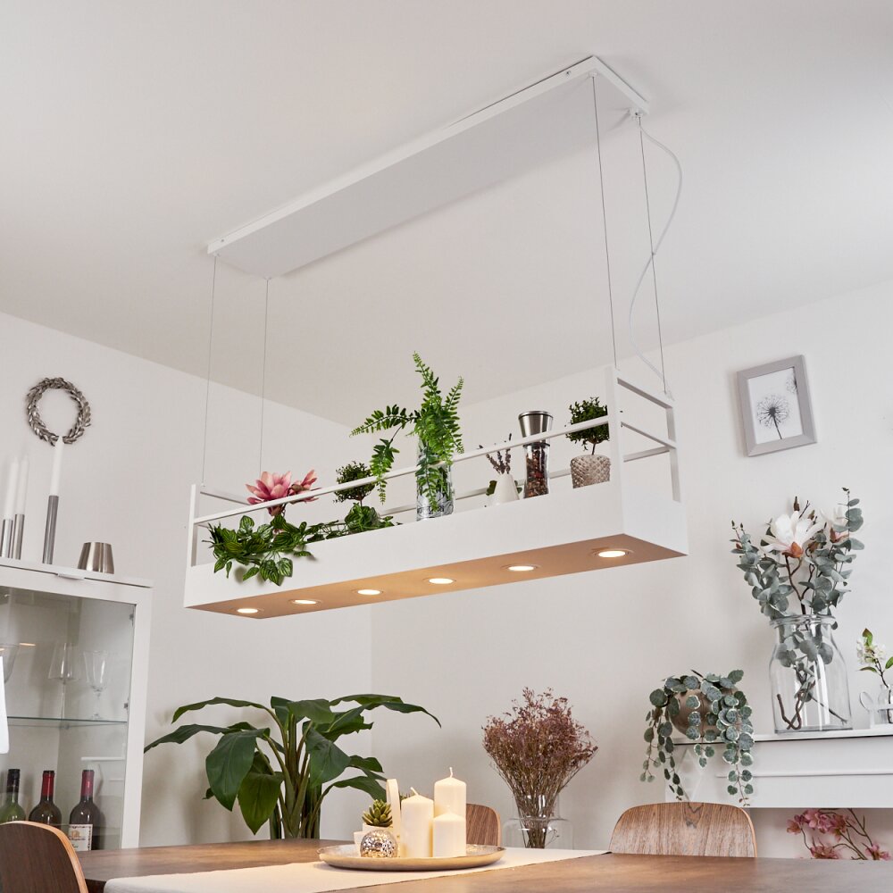 Jabilla Lampada a Sospensione Bianco, 6-Luci main product photo